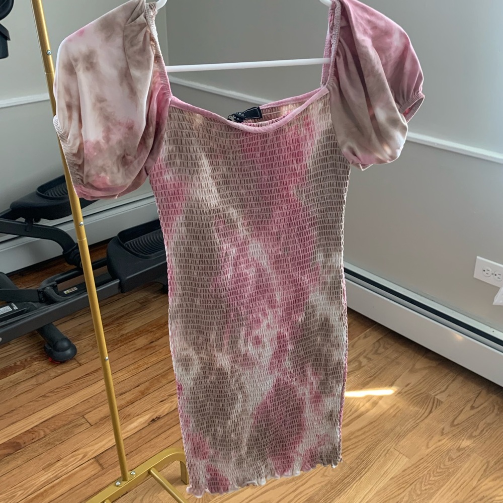 Off the shoulder mini dress